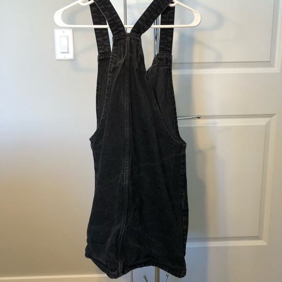 Button up overall denim skirt set - Picture 5 of 6